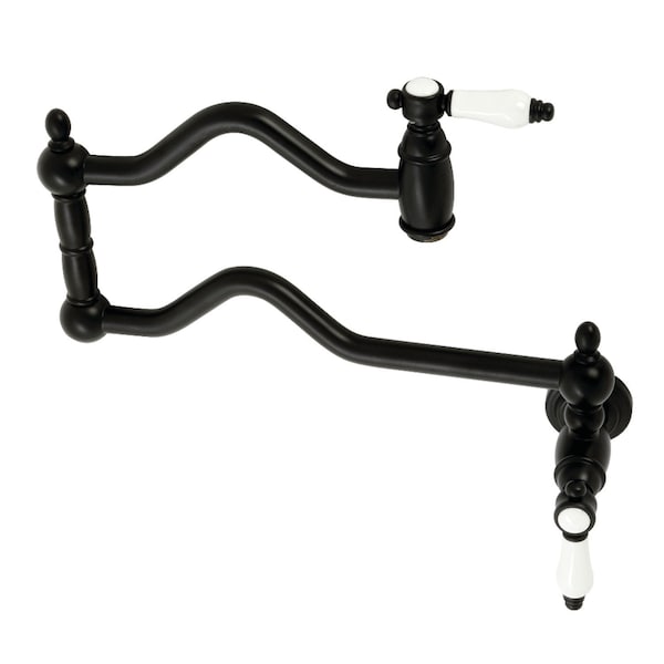 KS2100BPL Bel Air Wall Mount Pot Filler, Matte Black